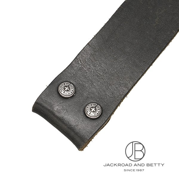 3連ピラミッドスタッズ ストラップ ベルト[] Triple Pyramid