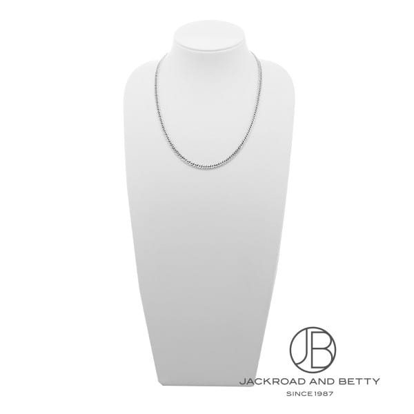 PT850 6面 ダブル 50.6g 50cm ネックレス PT 造幣局刻印有り