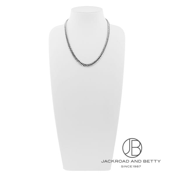 PT850 6面 ダブル 102.7g 50cm ネックレス 造幣局刻印有り[] Platinum