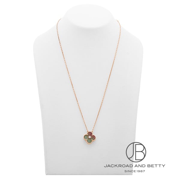 美品 ヴィンテージ アルハンブラ ネックレス ヴィンテージ アルハンブラ ネックレス 2014年 ホリデー限定モデル