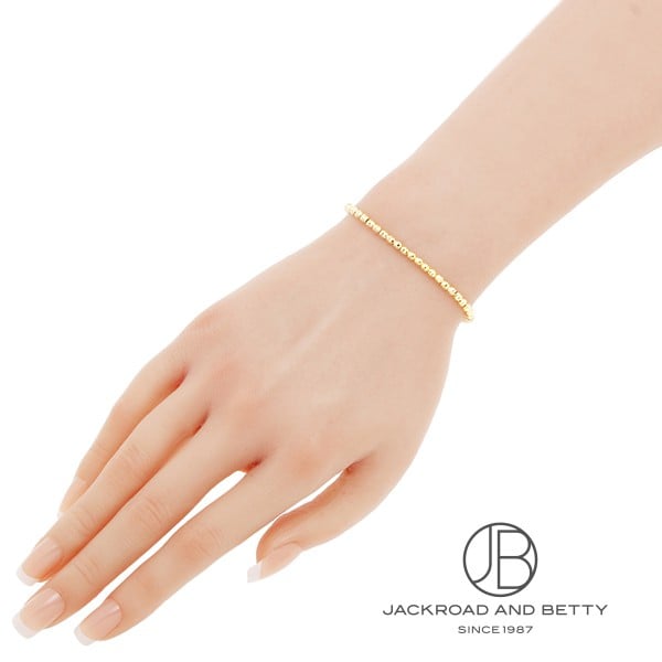 K18 カット ボール チェーン ブレスレット[] K18 Cut Ball Chain