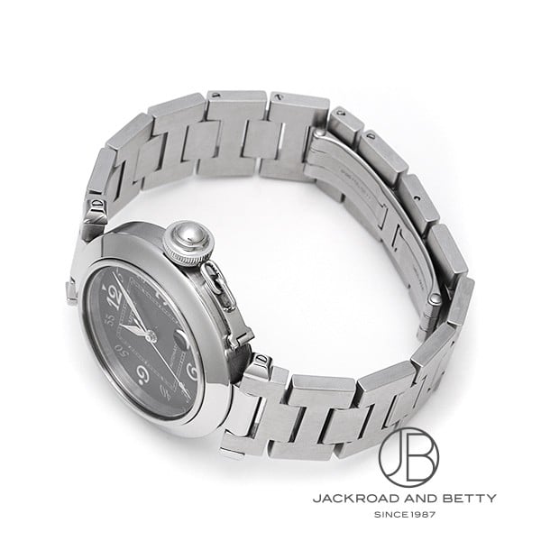 CARTIER カルティエ ウォッチ パシャC 時計 W31043M7 腕時計
 ステンレススチール ブラックアラビア 自動巻き ブラックアラビア文字盤 ユニセックス【中古】460 中古)CARTIER カルティエ パシャC W31043M7（商品ID：3717007714256