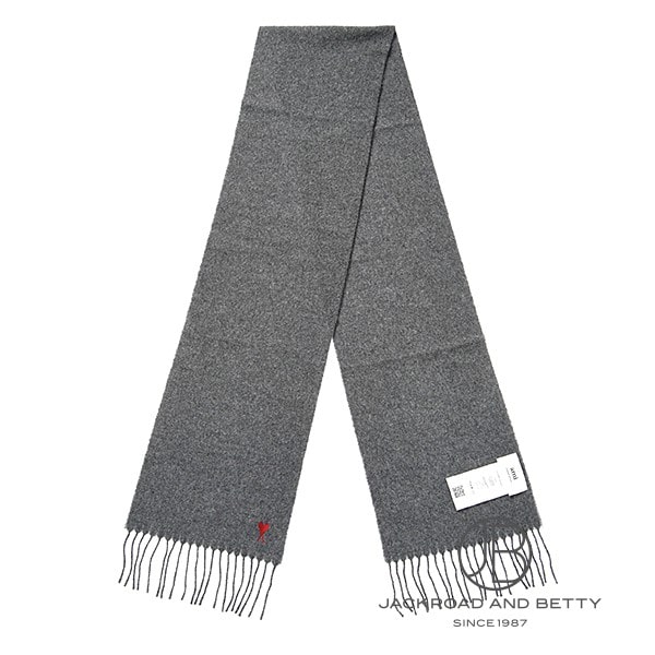 ウール フリンジ クラシック スカーフ ウール フリンジ クラシック スカーフ[BFUSF405.334.001] Red