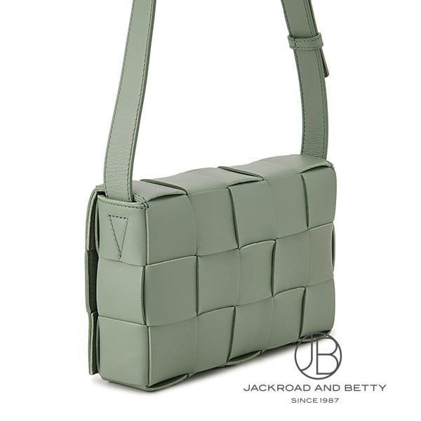 カセット ショルダーバック アロエ グリーン 緑[578004 VMAY1 3198