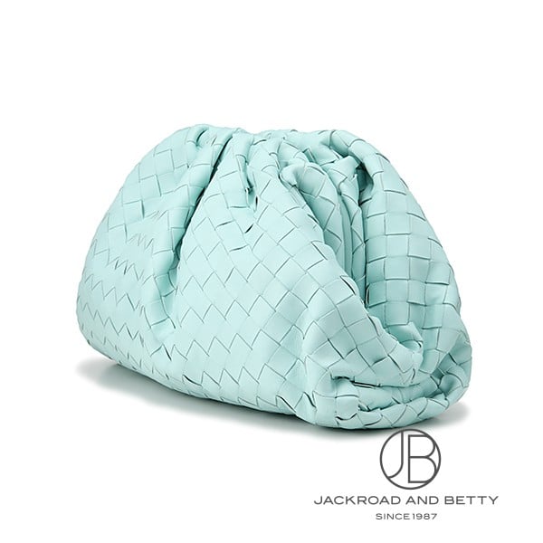 美品‼️ボッテガ　Bottega Veneta ポーチ　ブルー BOTTEGA VENETA - 美品 ボッテガ ヴェネタ BOTTEGA VENETA