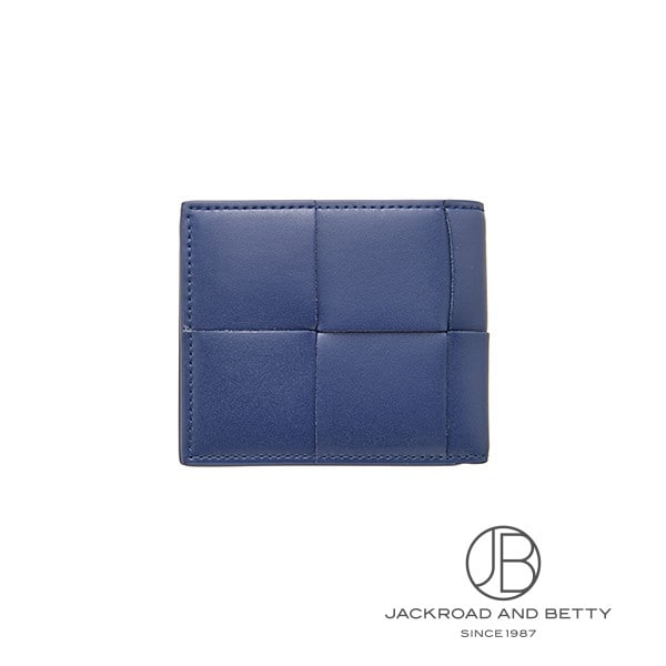 カセット 二つ折り ウォレット クルーズ ネイビー 紺[743004 VBWD2