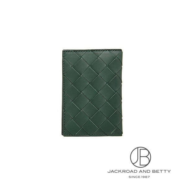 イントレチャート フラップ カードケース ダークグリーン[749417 VCPQ6