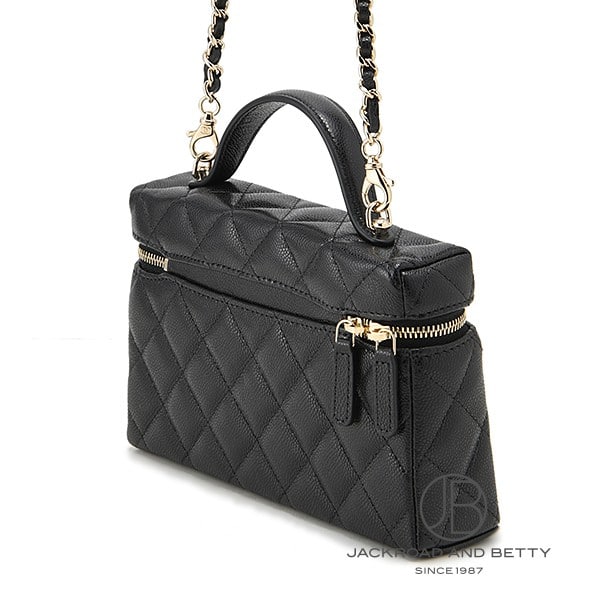 マトラッセ スモールヴァニティ ケース ブラック 黒[AP4385