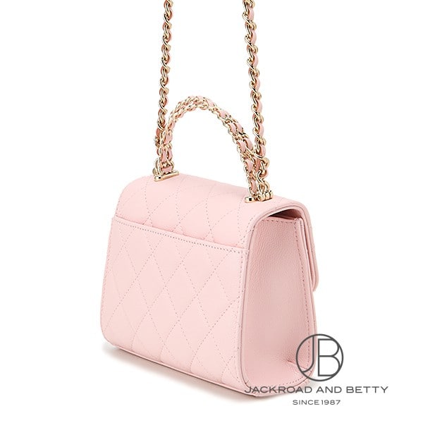 シャネル ミニチェーンクラッチ 長さ調節◎ ピンク マトラッセ ミニ チェーンクラッチ バッグ ピンク[AP3237 B10307