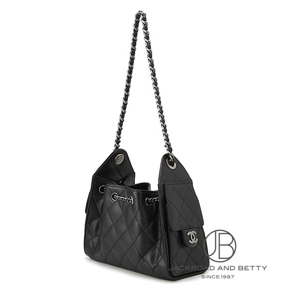 CHANEL 25 ミニ ハンドバッグ ブラック 黒[AS5631 B22713 94305