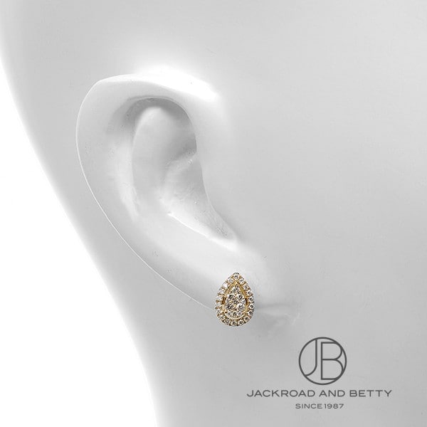 ダイヤ ペアシェイプ ピアス[EC0010] Diamond Pear Shape