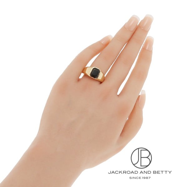 K18YG オニキス リング[] K18YG Onyx Ring | ノーブランド 新品 ジュエリー