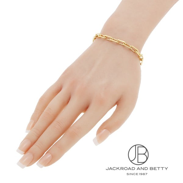 K18 カット アズキ チェーン ブレスレット 16.3g 20cm[] K18 Cut Azuki