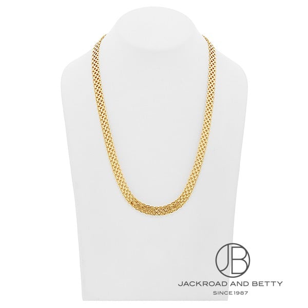 K18 4連 ビスマルク チェーン チェーン ネックレス 22g 42cm[] K18