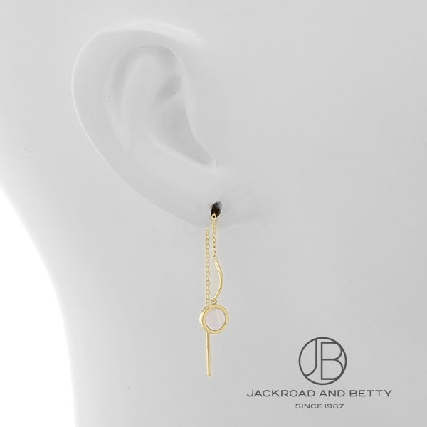 シェルピアス　k18 新品　即発送可能 K18 シェル ドロップ ピアス[] K18 Shell Drop Earrings | ノー