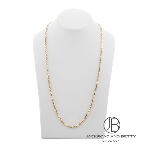 K18 ロープ チェーン ネックレス[050COVDOT] K18 Chain Necklace