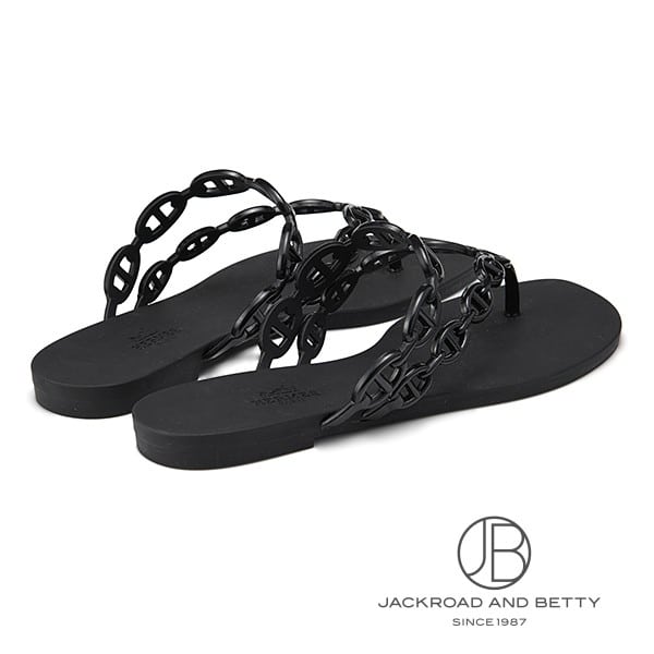 サンダル アイランド ノワール ブラック 黒 38[H241051Z] Sandals