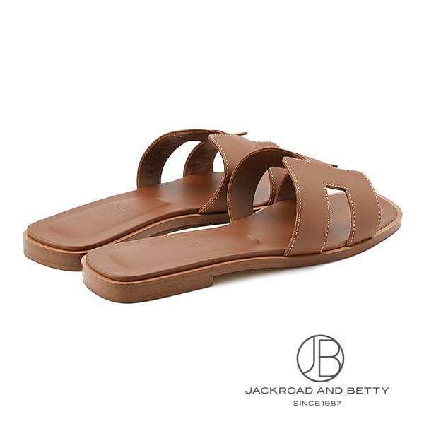 サンダル オラン ゴールド 茶 37.5[H021056Z] Sandals Oran Gold