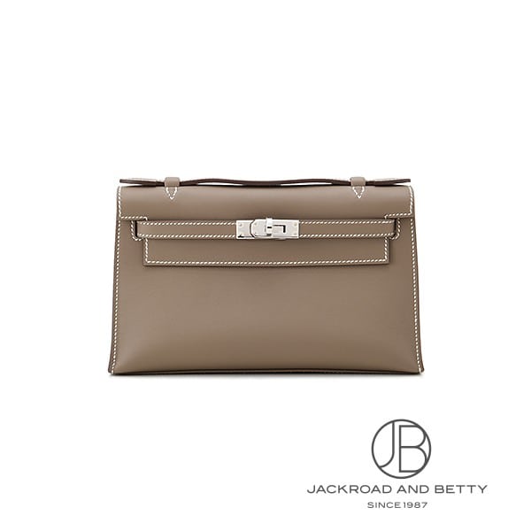 クラッチバッグ ケリー・ミニ エトゥープ ベージュ[H049417CK18