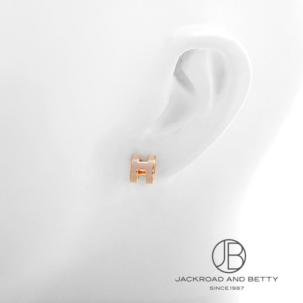 ポップH ミニ ピアス プードル ピンク[H608002FO F2] Pop H Mini