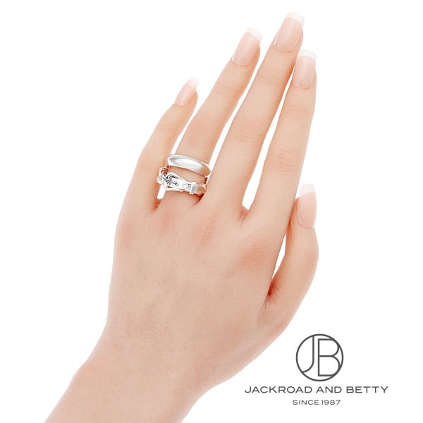 HERMES エルメス　ブックル・セリエ インフレキシブル リング　59 HERMES（エルメス） リング ブックル セリエ アンフレキシブル Boucle