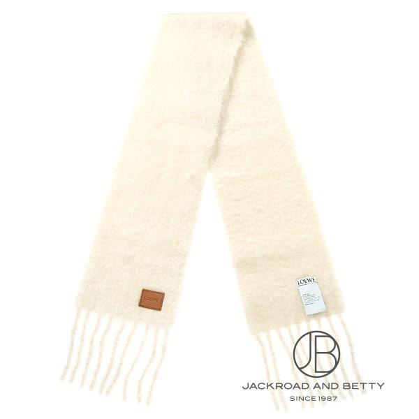 新品☆ ロエベ　モヘアブレンドスカーフ　ストライプスカーフ 新品☆ ロエベモヘアブレンドスカーフストライプスカーフ