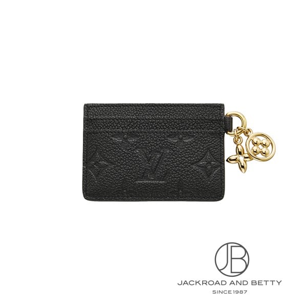 カードケース ポルト カルト・LVチャーム ノワール ブラック 黒[M82132