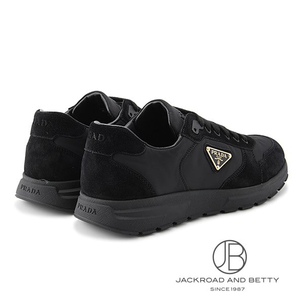 Prax 2.0 Re-Nylon xスエード スニーカー 7.5[2EE436_D7C_F0002] Prax