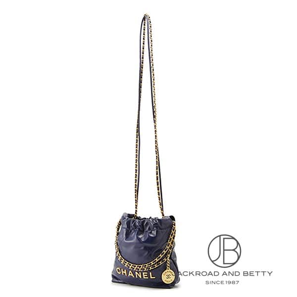 未使用 展示品 シャネル CHANEL 22 ミニ 2way チェーン ハンド ショルダー バッグ レザー ブラック AS3980 CHANEL 22 VLP 90199590