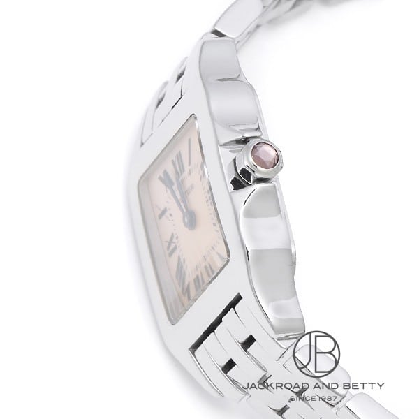 カルティエ サントス ドゥ モワゼル SM ステンレス ホワイト文字盤 W25075Z5 腕時計 中古)CARTIER カルティエ サントス ドゥモワゼル SM W25064Z5（商品ID