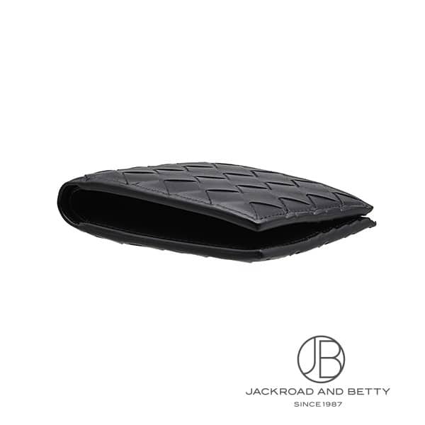 イントレチャート 二つ折り ウォレット ブラック 黒[743211 VCPQ4 8803