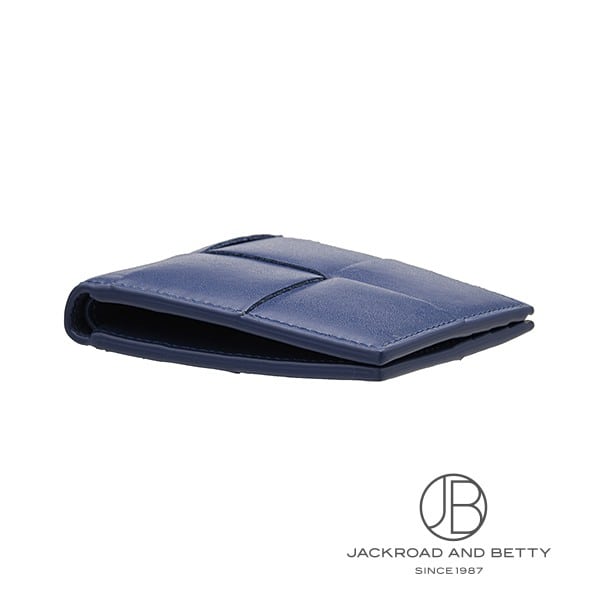 カセット 二つ折り ウォレット クルーズ ネイビー 紺[743004 VBWD2