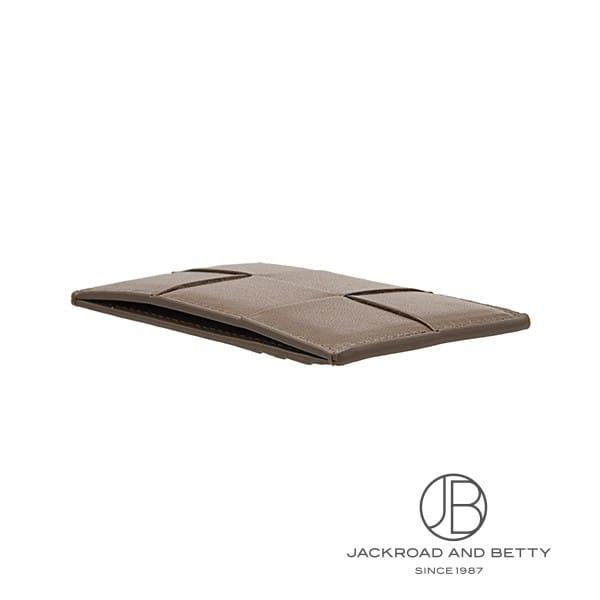 カセット クレジット カードケース ブラウン 茶[742693 VCQC4 2560