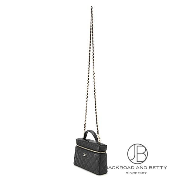 マトラッセ スモールヴァニティ ケース ブラック 黒[AP4385