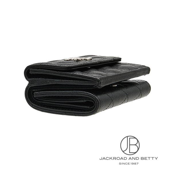 クラシック スモール フラップ ウォレット ブラック 黒[AP3725 B21489