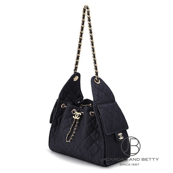 シャネル CHANEL 25 スモール ハンドバッグ デニム AS5293 B24037