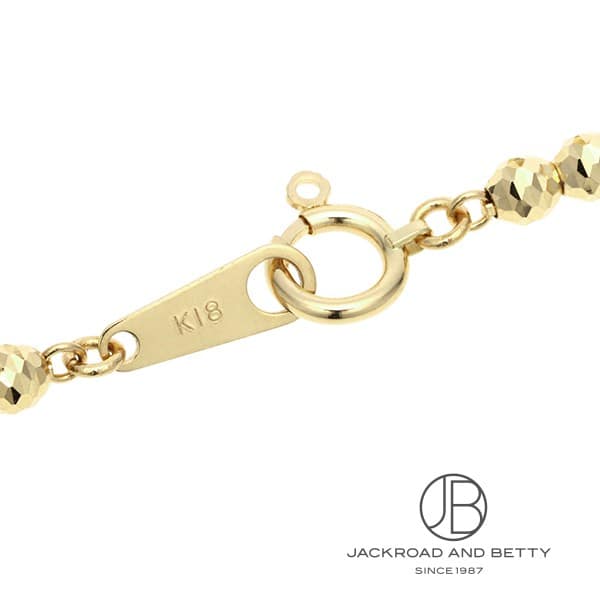 K18 カット ボール チェーン ネックレス[] K18 Cut Ball Chain