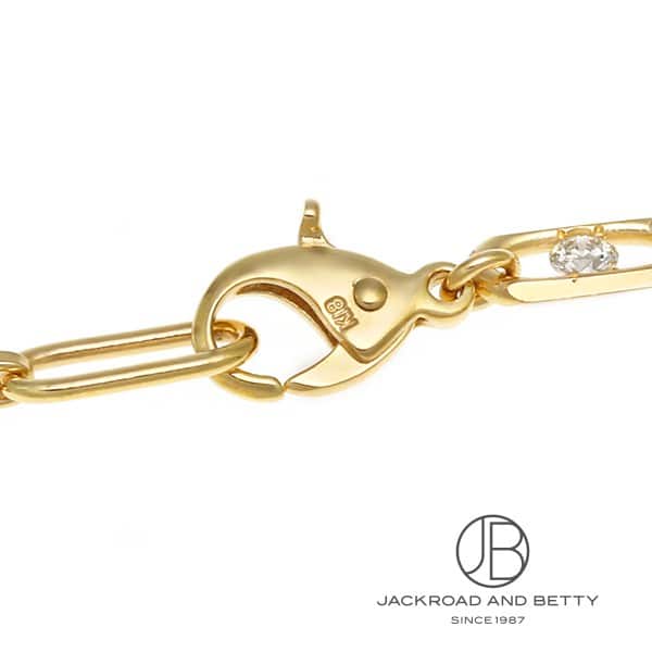 K18 　ダイアモンド チェーン ブレスレット K18 カット アズキ チェーン ダイヤモンド ブレスレット 4g 20cm[] K18