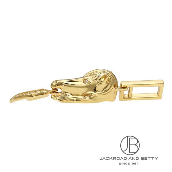 K18 馬モチーフ ダイヤ ペンダントトップ[] K18 Horse Motif Diamonds