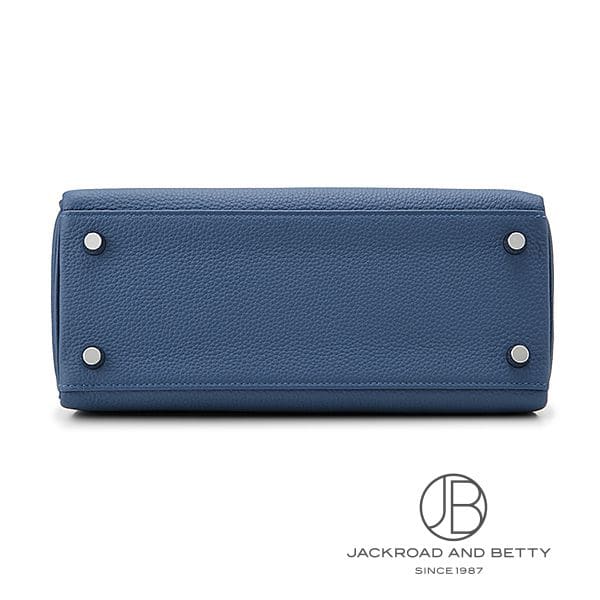 ケリー25 内縫い ブルータイ ネイビー[] Kelly25 Blue Tie | エルメス