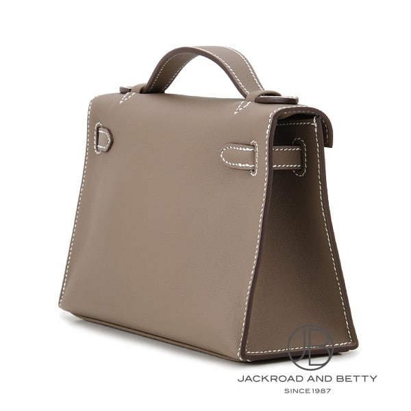 クラッチバッグ ケリー・ミニ エトゥープ ベージュ[H049417CK18