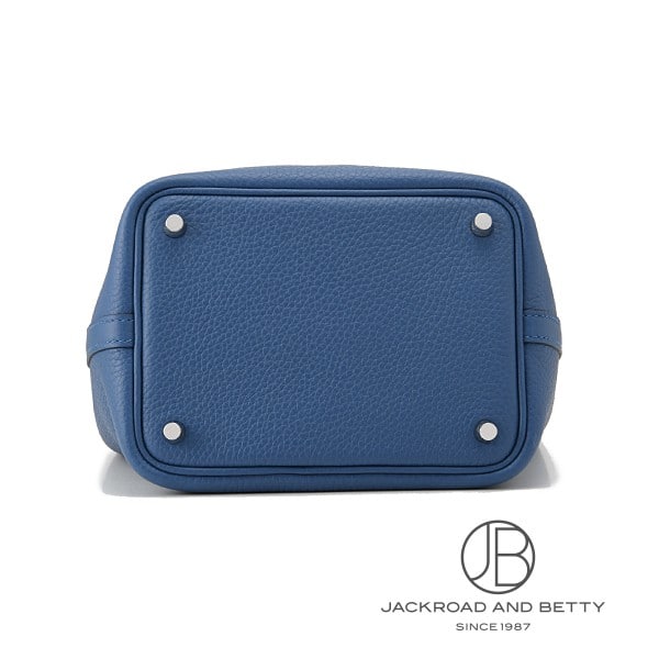 エルメスピコタンロックpm ピコタンロックPM ブルータイ ネイビー 紺[] Picotin Lock PM Blue Tie