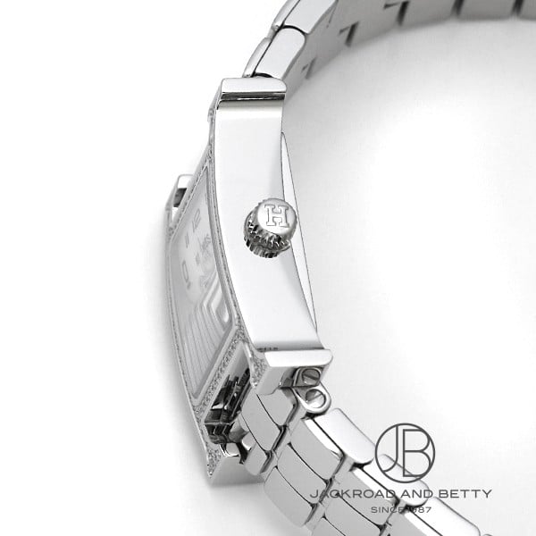 【美品】エルメス Hウォッチ ミニ 11ダイヤ クロコベルト ホワイト 美品】エルメス Hウォッチ ミニ 11ダイヤ クロコベルト ホワイト H