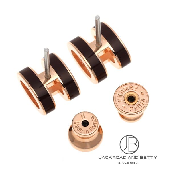 ポップH ミニ ピアス ニュールージュアッシュ[H608002F0 A8] Pop