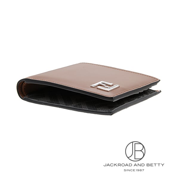 FFスクエア 二つ折り財布[7M0356AFF2F1SCD] FF Squared Bi-Fold Wallet