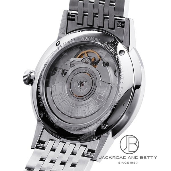 ハミルトン HAMILTON 腕時計 メンズ H38455131 イントラマティック 38mm INTRA-MATIC 38mm 自動巻き ブラックxシルバー アナログ表示