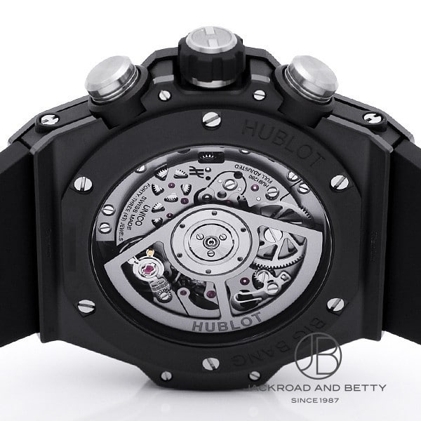 美品 ウブロ ビックバン ウニコ用 ラバーベルト 腕時計用ベルト ブラック 黒 0061HUBLOT メンズ