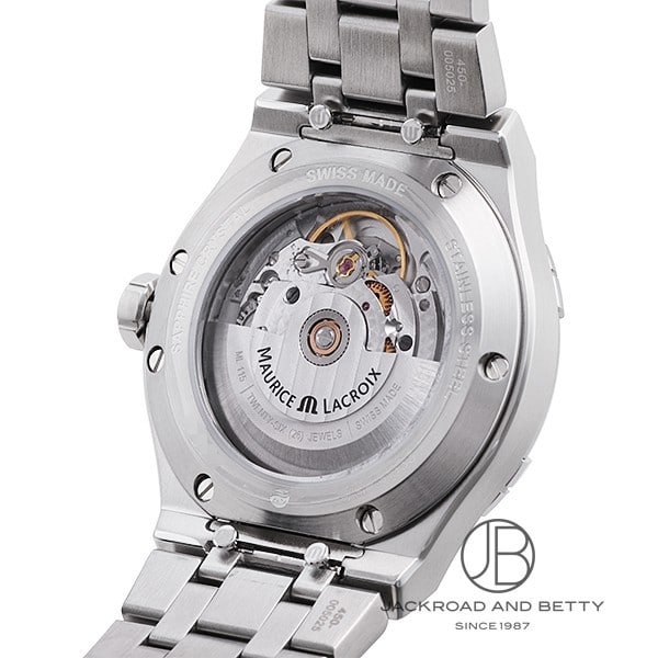 モーリス ラクロア MAURICE LACROIX 腕時計 メンズ AI6007-SS001-430-1 アイコン オートマティック 39mm AIKON Automatic 39mm 自動巻き（ML115） ネイビーxネイビー アナログ表示