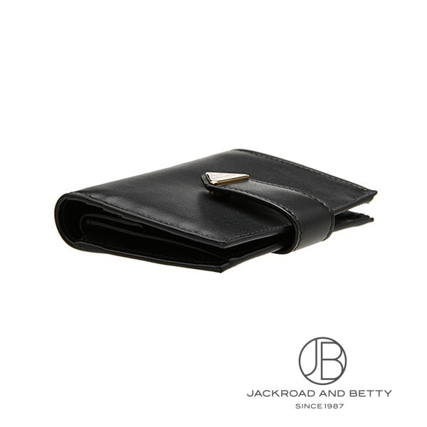 【PRADA】プラダ★Calf Leather Wallet★カーフレザー 財布 シティカーフレザー タブ ウォレット ネロ ブラック 黒[1MV204