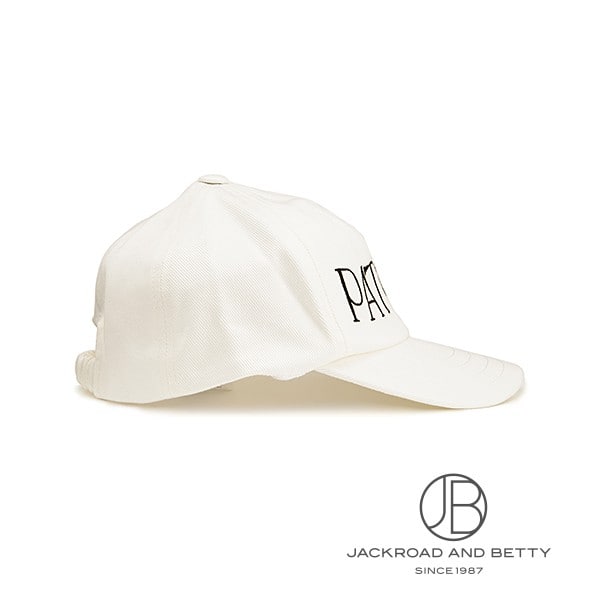 PATOU ホワイト コットンキャップ コットン パトゥ キャップ L[AC0400132090C] Patou Cap in